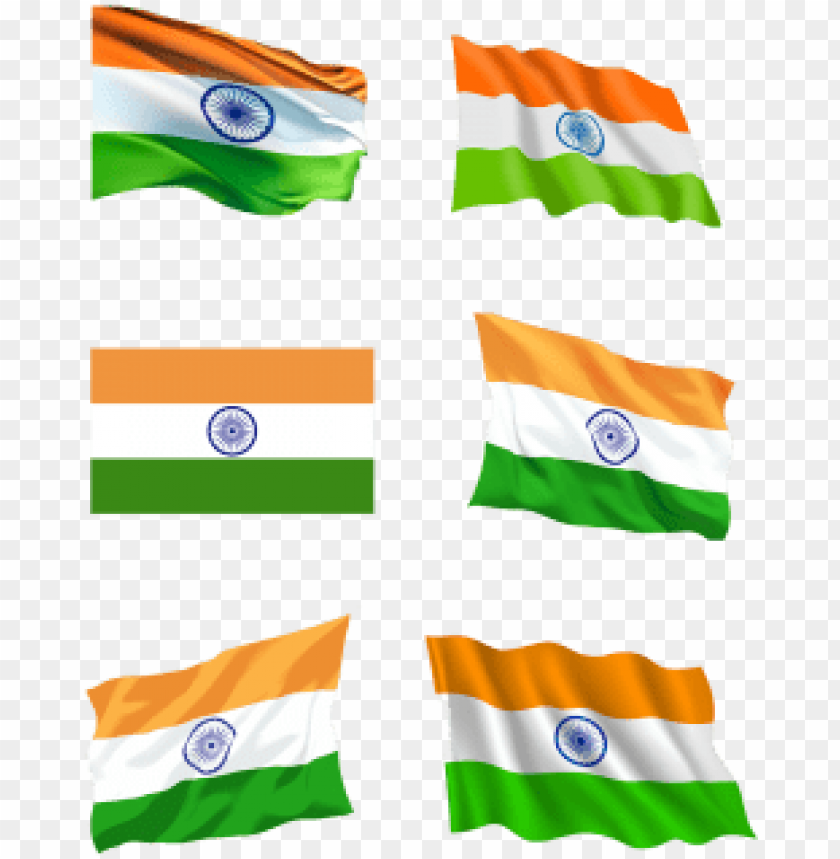Indian Flag PNG Transparent Background 