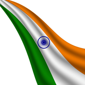 Indian Flag PNG Transparent Background 