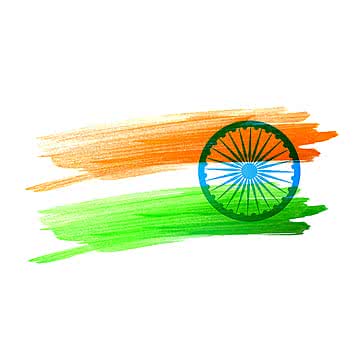 Indian Flag PNG Transparent Background 